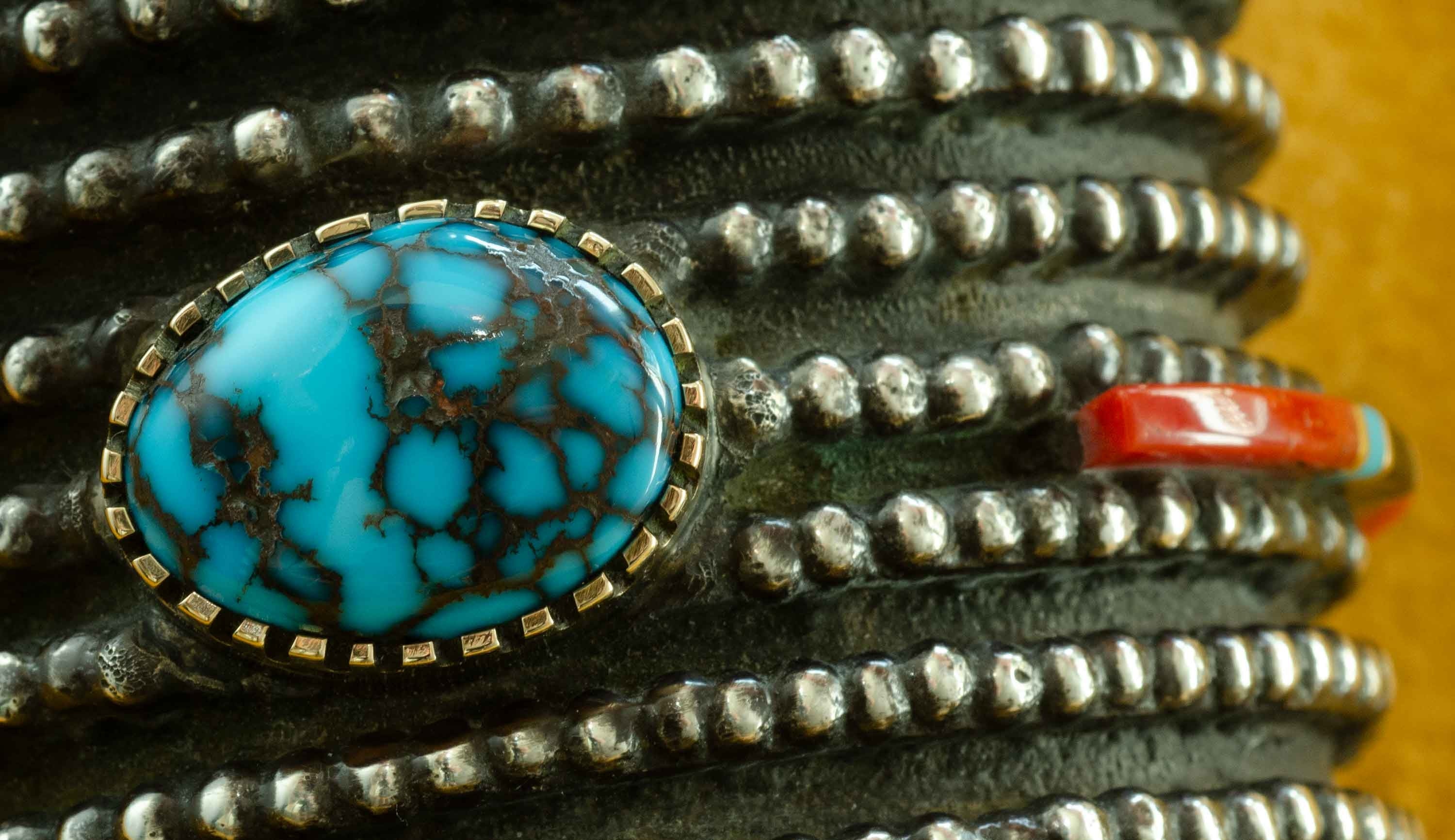 Edison Cummings Indian Mountain Turquoise Bracelet